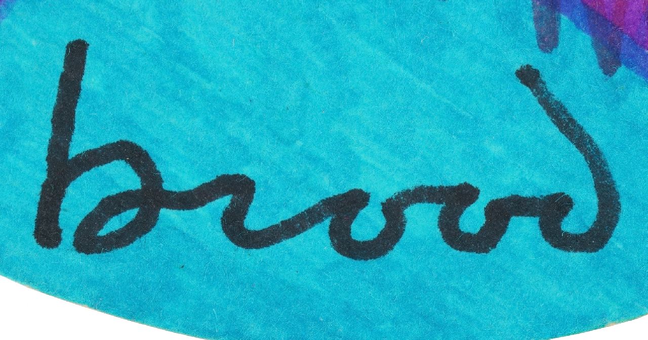 Herman Brood signaturen Bierviltje (27593)