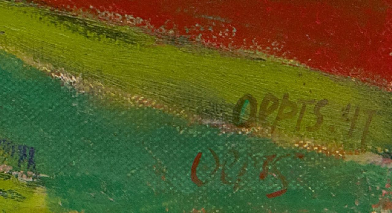 Wim Oepts signaturen Frans dorpje