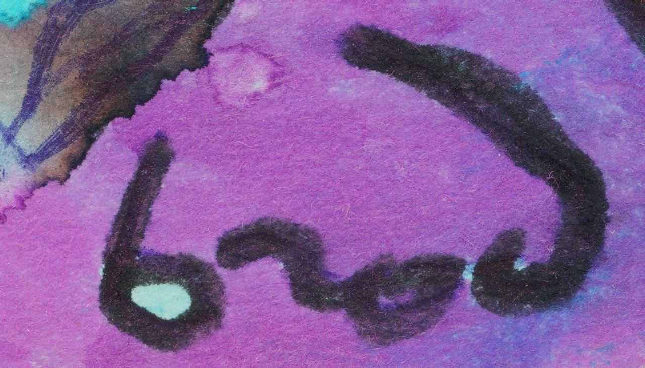 Herman Brood signaturen Bierviltje (27729)