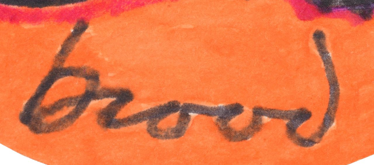 Herman Brood signaturen Bierviltje (27732)