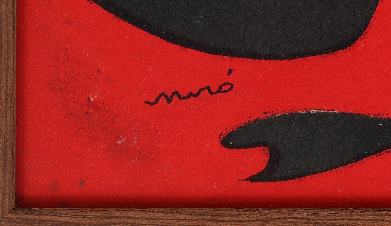 Joan Miró signaturen L'été (Illustratie uit het Franse kunsttijdschrift Verve, 3, 1938)