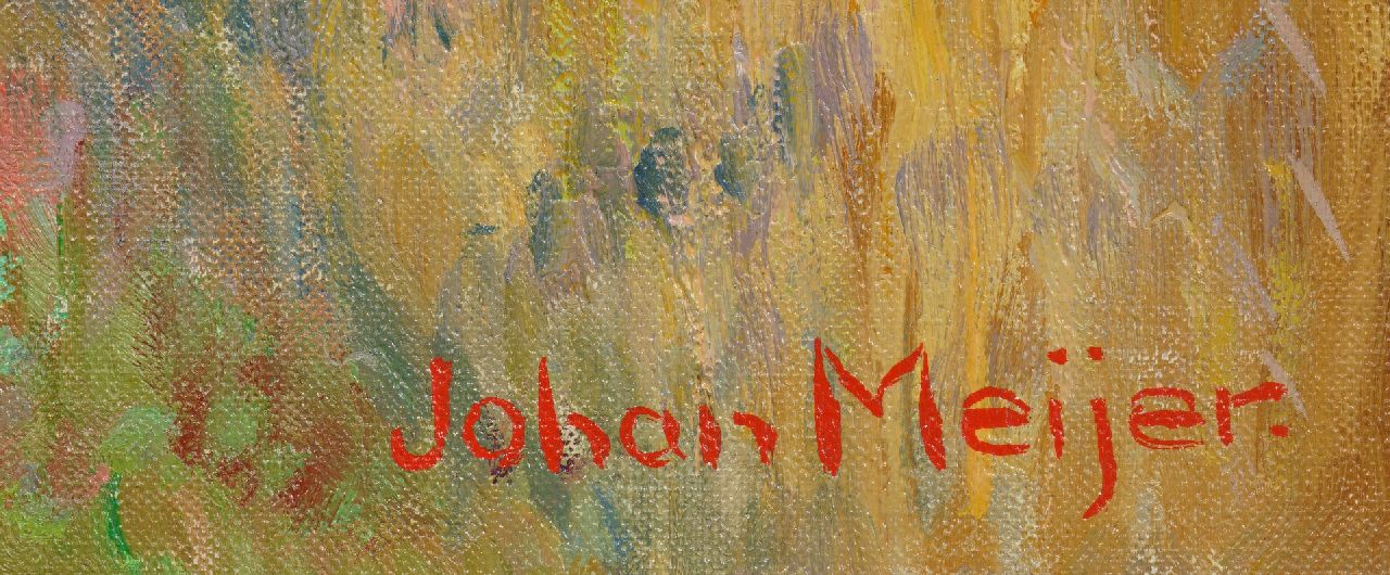 Johan Meijer signaturen Goois zomerlandschap