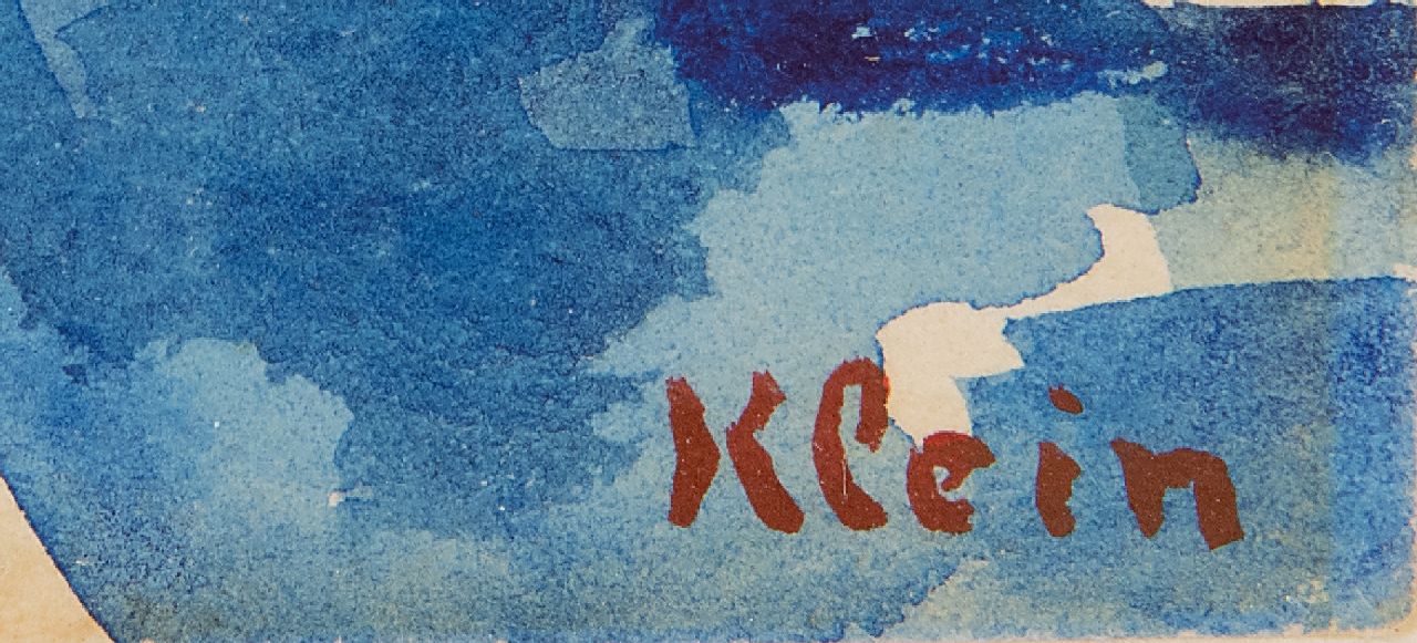 Frits Klein signaturen Zomerse zeildag, Zuid-Frankrijk