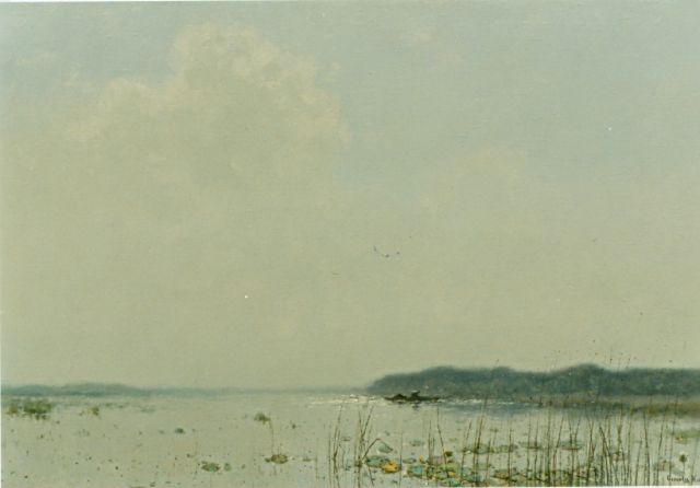 Cornelis Kuijpers | Plasgezicht, olieverf op doek, 64,0 x 97,0 cm, gesigneerd r.o.