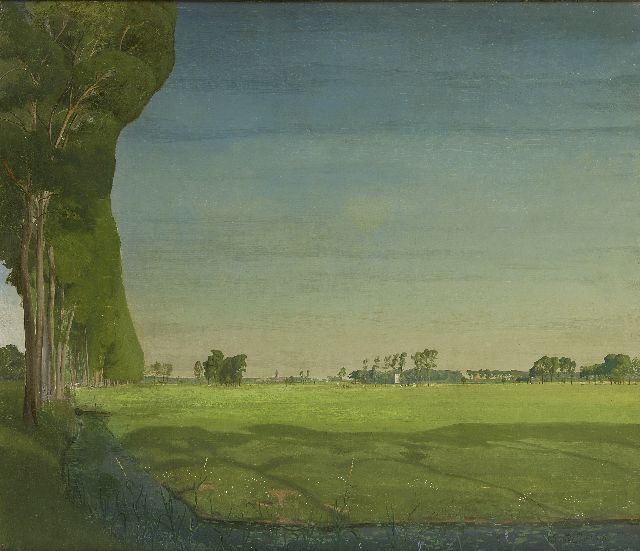 Valerius de Saedeleer | Le rideau d'arbres -  Landschap met dreef, olieverf op doek, 65,7 x 75,8 cm, gesigneerd r.o. en te dateren ca. 1907