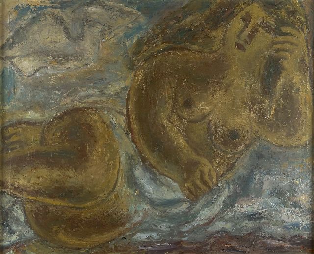 Leo Gestel | Liggend naakt, olieverf op doek, 82,3 x 102,2 cm, gesigneerd r.o. en gedateerd 1931