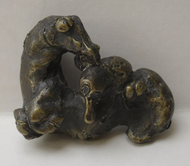 Spronken A.J.E.  | Paard, torso, brons 6,9 x 8,8 cm, gesigneerd met initialen op hals