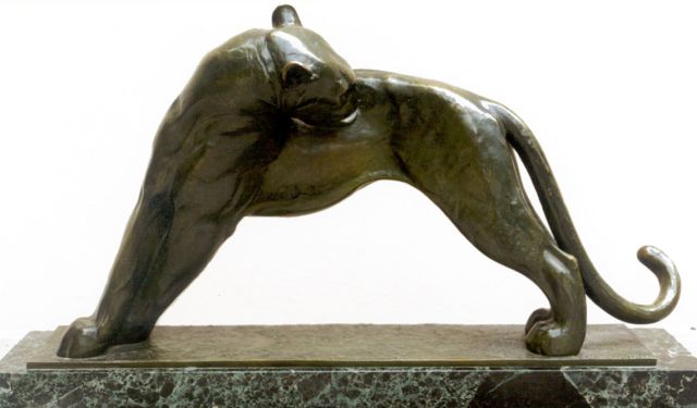 Becquerel   | Panter, brons 30,0 x 60,0 cm