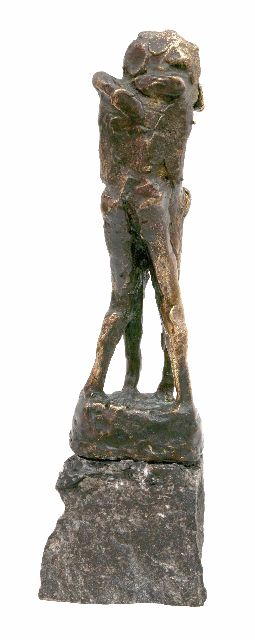 Jits Bakker | Love sculpture, brons, 12,0 cm, gesigneerd op basis