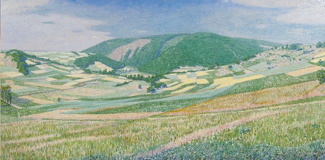Ferdinand Hart Nibbrig | Landschap in de Eifel, olieverf op doek, 60,4 x 120,5 cm, gesigneerd r.o. en te dateren ca. 1906-1909