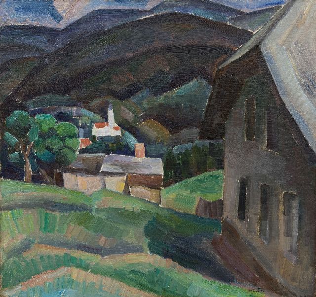 Leo Gestel | Zinnwald, olieverf op doek, 66,0 x 70,0 cm, gesigneerd r.o. en te dateren ca. 1923