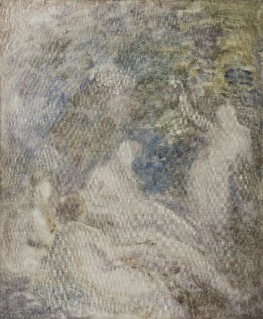 Fantin-Latour I.H.J.T.  | Trois baigneuses, olieverf op doek 65,1 x 54,0 cm, gedateerd 25 Août 1904