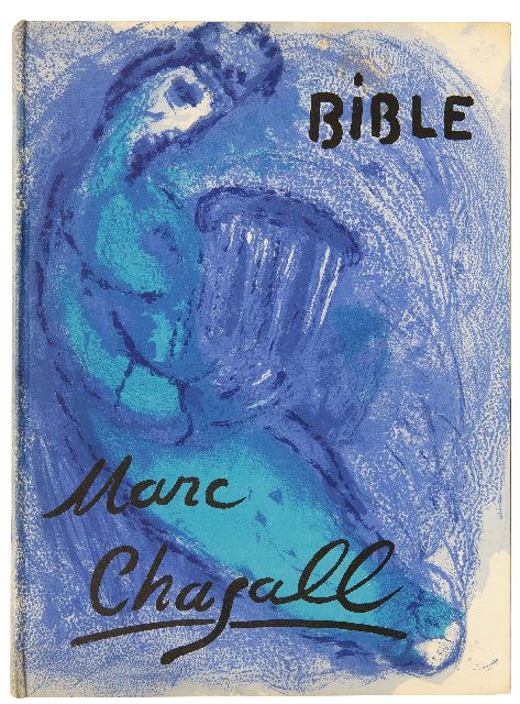 Chagall M.  | De Bijbel - Marc Chagall (afbeeldingen), Meyer Schapiro en Jean Wahl (tekst), 1956, litho 35,5 x 26,1 cm, gedateerd 1956
