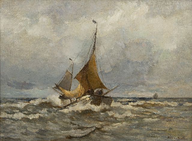 German Grobe | Terugkerende bomschuit, olieverf op doek, 60,3 x 80,0 cm, gesigneerd r.o.
