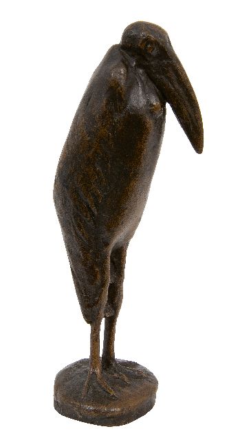 Baisch R.C.  | Maraboe, brons 21,0 x 5,2 cm, gesigneerd gesigneerd op de basis
