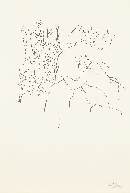 Hugo Claus | Untitled, inkt op papier, 29,6 x 20,4 cm, gesigneerd r.o. en voorzien van blindstempel