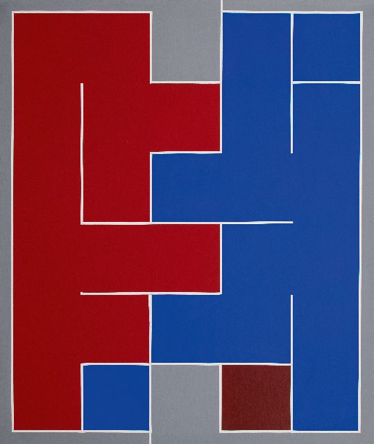 Siep van den Berg | Forma, olieverf op doek, 130,0 x 108,7 cm, op spieraam gedateerd '93
