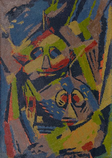 Frieda Hunziker | Knorhanen, olieverf op doek, 70,2 x 49,9 cm, te dateren 1944