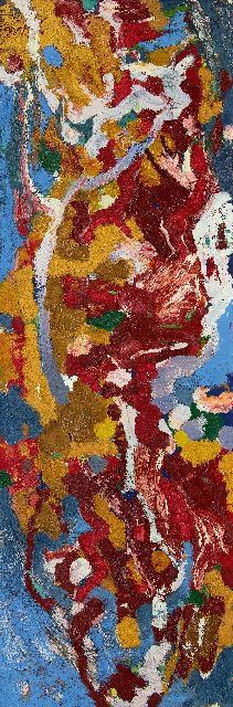 Frieda Hunziker | Fata morgana, olieverf op doek, 150,0 x 50,0 cm, gesigneerd op spieraam en te dateren ca. 1960
