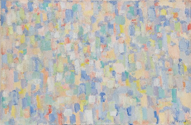 Rudi Polder | Untitled, olieverf op doek, 60,9 x 92,0 cm, gesigneerd r.o. en gedateerd '67