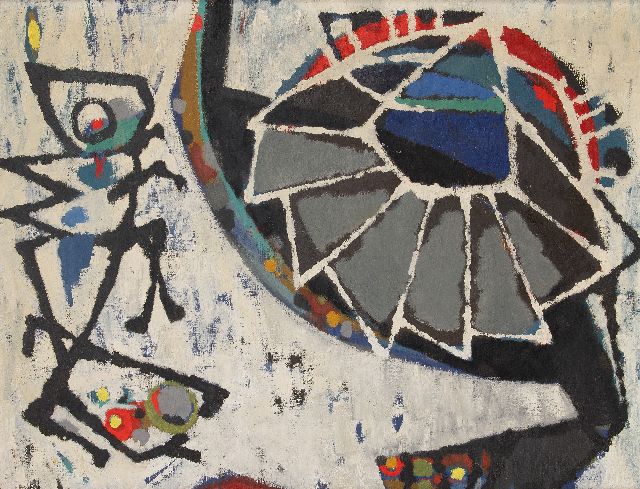 Frieda Hunziker | Ants, olieverf op doek, 75,3 x 100,0 cm, te dateren eind jaren '50