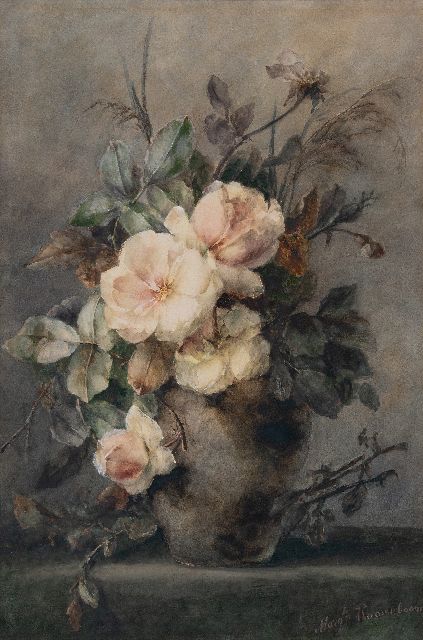 Margaretha Roosenboom | Bloemstilleven, litho, 65,0 x 44,0 cm