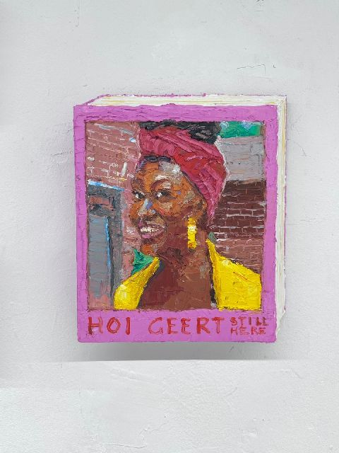 Carlos Blaaker | Still here, olieverf op paneel, 34,0 x 29,5 cm