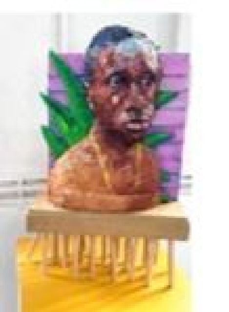 Carlos Blaaker | Rodney, olieverf op hout, 65,0 x 62,0 cm