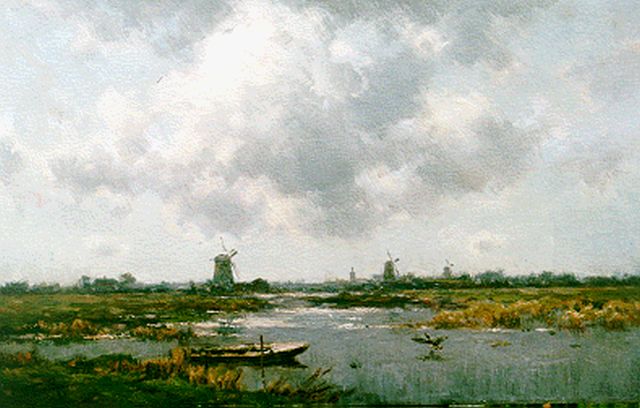 Willem Rip | Lentewolken, olieverf op doek, 75,1 x 120,0 cm, gesigneerd l.o.