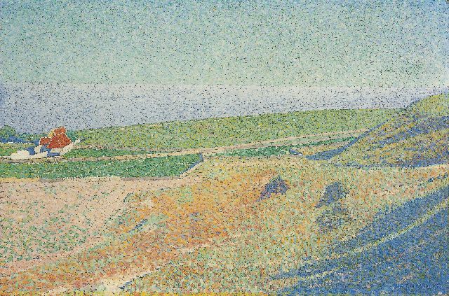 Ferdinand Hart Nibbrig | Vlieland, olieverf op doek, 40,0 x 60,0 cm, gesigneerd r.o. en gedateerd 1902