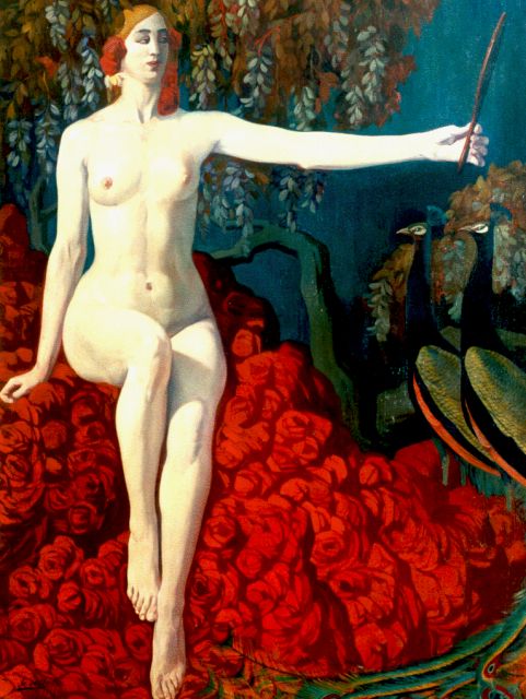 Evariste Gustave de Buck | Juno, olieverf op doek, 120,5 x 90,4 cm, gesigneerd l.o. en gedateerd 1915