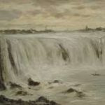 Apol L.F.H. - De Niagara watervallen, olieverf op doek 30,3 x 40,5 cm, gesigneerd r.o.