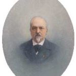 Mondriaan P.C. - Portret van C.M.J.W. Rijnen, olieverf op paneel 49,6 x 39,1 cm, gesigneerd r.m. en te dateren 1914-1915 (Joosten) of 1908-1911 (Bax)