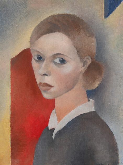 Anne Maria Blaupot ten Cate - Zelfportret, olieverf op doek 47,9 x 36,3 cm 