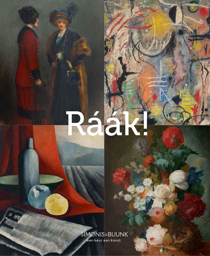 Cover van kunstcatalogus 'Ráák! Beelden die rijmen, schilderijen die raken'