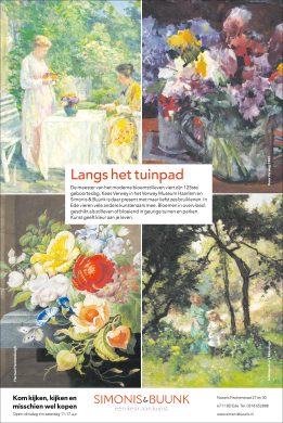 Langs het tuinpad